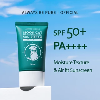 [Always be Pure] Moon Cat Skin Relief Green Tea Sun Cream(SPF 50+ / PA++++)