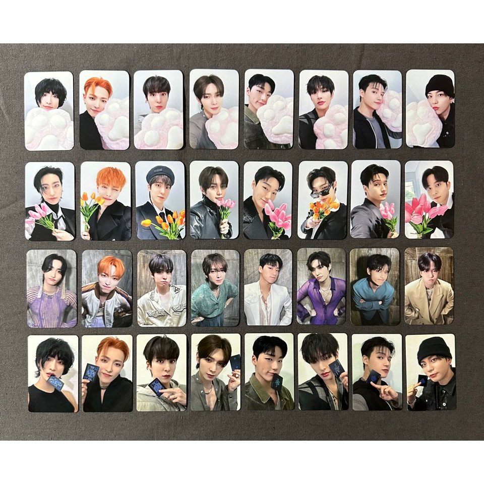 ATEEZ [GOLDEN HOUR : Part . 1] Cartão Fotográfico Oficial Toktoq