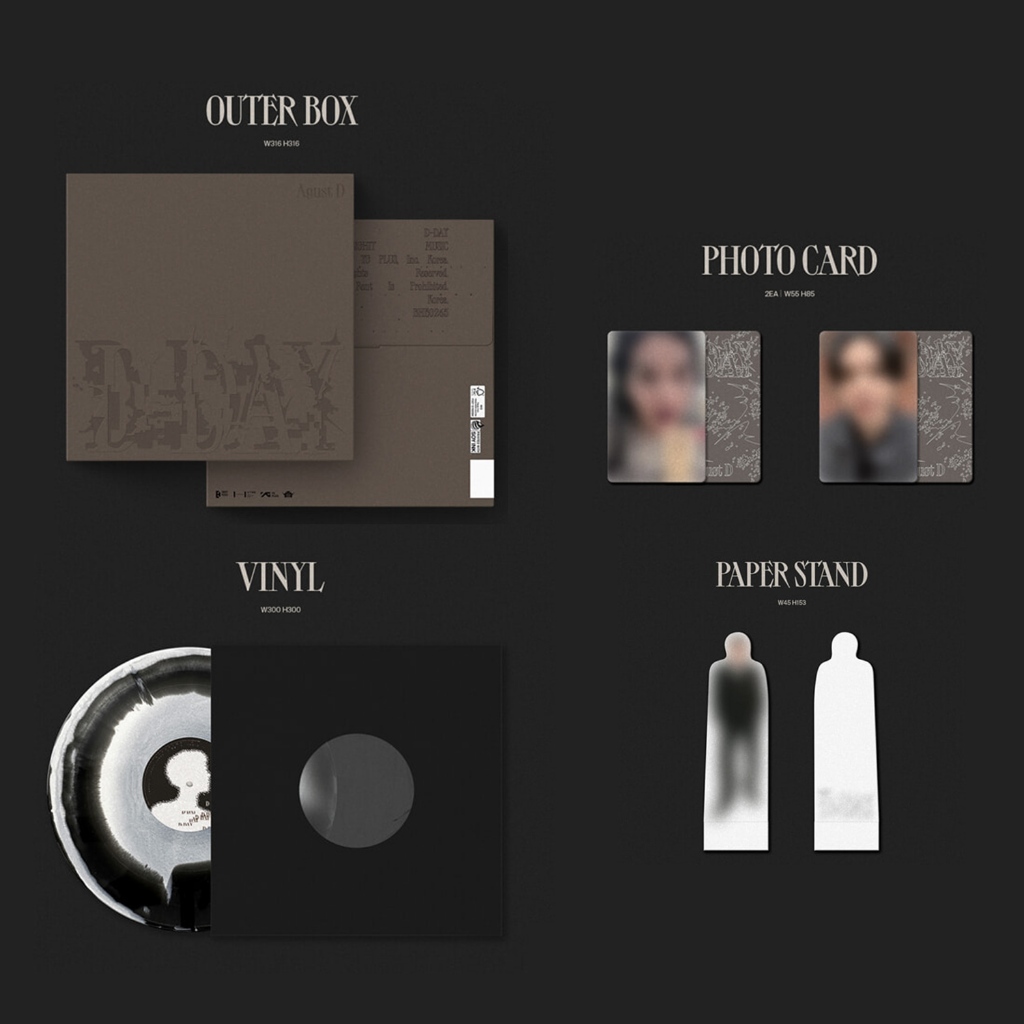 Agust D (SUGA of BTS) - [D-DAY] (LP Ver.) | Shopee Brasil