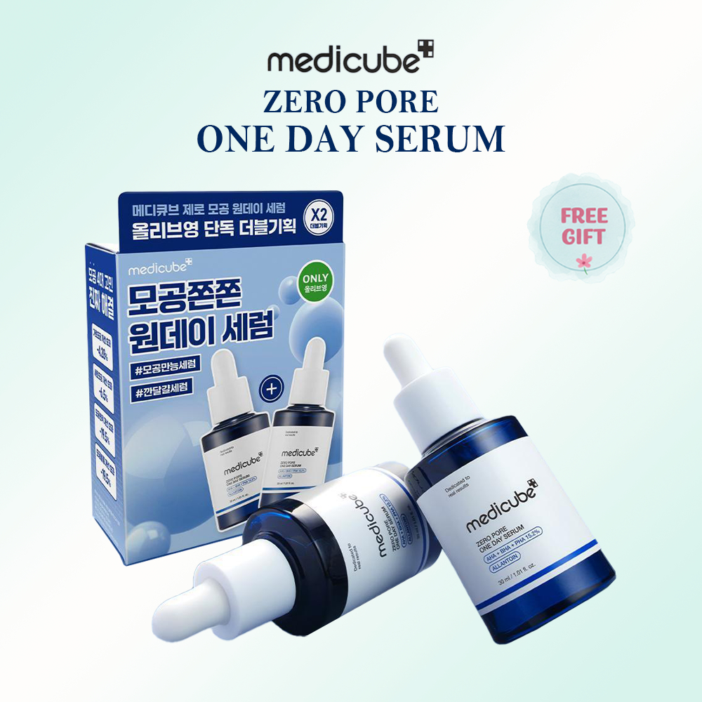 medicube Zero pore One Day Serum Duplo 30ml Para Cuidados Com Os Poros ...