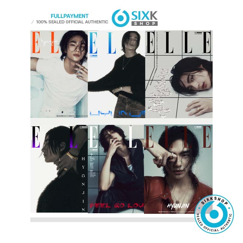Zwerfkinderen HYUNJIN Cover ELLE Korea Magazine mei 2024 MINJI SANA YUNJIN (via DHL Express) (F