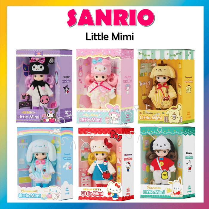 sanrio Doll Little Mimi (mimiworld) Coleção (Kuromi Mymelody
