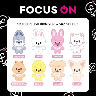 STRAYKIDS 5TH FANMEETING SKZOO PLUSH 10CM SKZ 5CLOCK