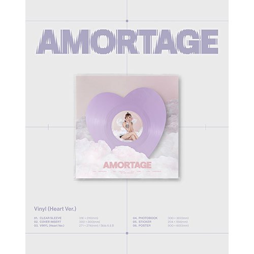 LP Vinyl) JISOO (BLACKPINK) AMORTAGE Mini Album (30th May.2025