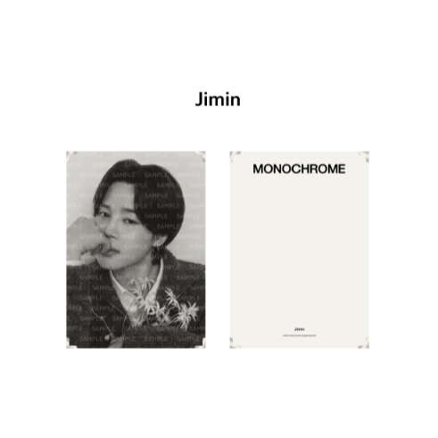 BTS POP-UP Premium Foto MONOCHROME | Shopee Brasil