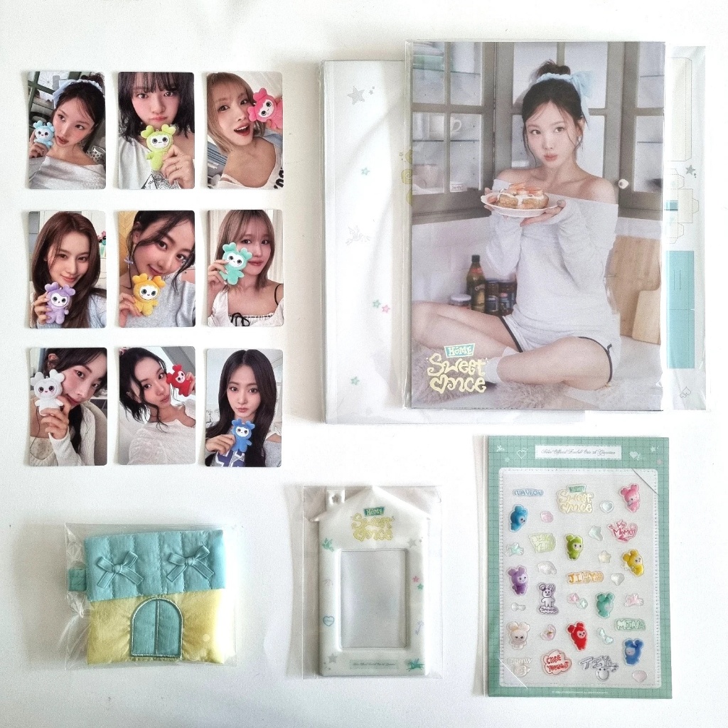 TWICE Oficial Fanclub Uma Vez 5a Geração HOME SWEET ONCE Kit