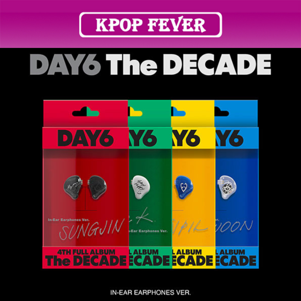 K-POP・アジア DAY6 The DECADE [In-Ear Earphones ver.] ktown4u.com : [4CD SET] DAY6 - 4th Album [The DECADE] (In-Ear