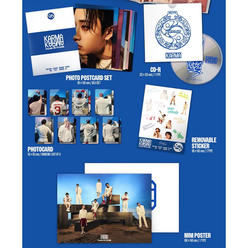 CEREMONY VER., HOORAY VER.) Stray Kids - 4th Full Album [KARMA