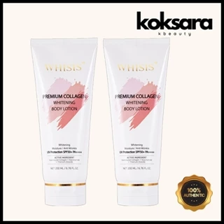 Loção Corporal Branqueadora De Colágeno Whisis Premium 200ml x 2