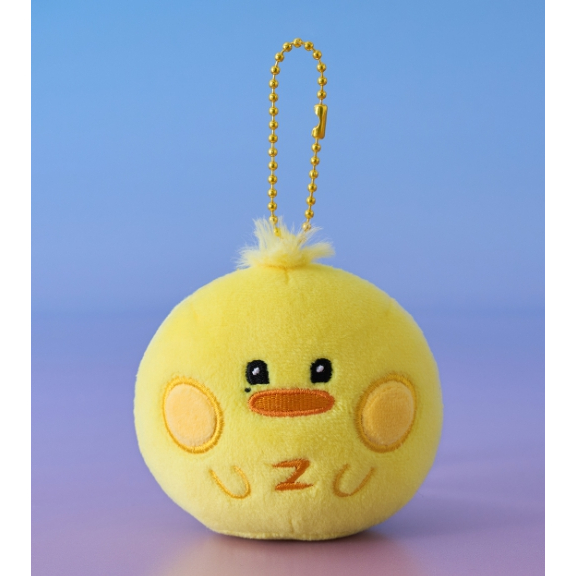 PLUSH KEYRING&PVC FIGURE KEYRING セット ZEROBASEONE ZB1 LINE FRIENDS ZERONI PLUSH KEYRING, FLUFFY FACE