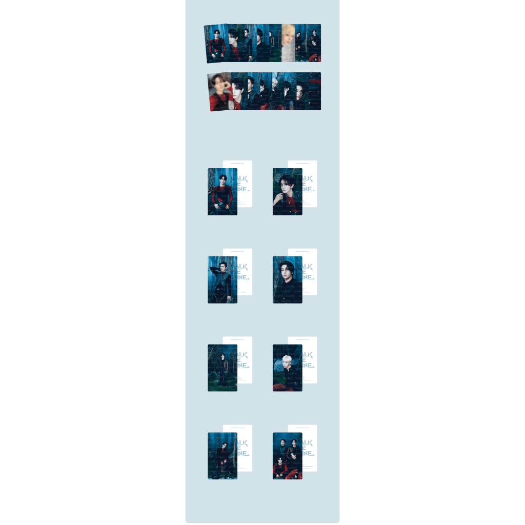 ENHYPEN - World Tour 'WALK THE LINE' Trading Card | Shopee Brasil