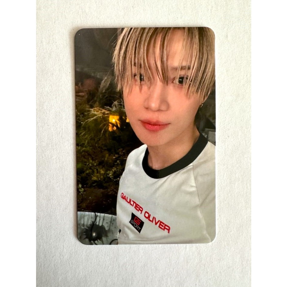 SHINee TAEMIN 2024 World Tour Efêmera Gaze MD Benefício Photocard