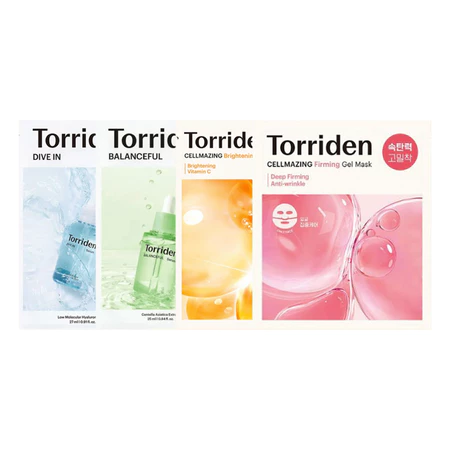 torriden dive in mask sheet 4types (hyaluronic acid, sica mask, brightening mask, firming gel) — foto 2 de 2