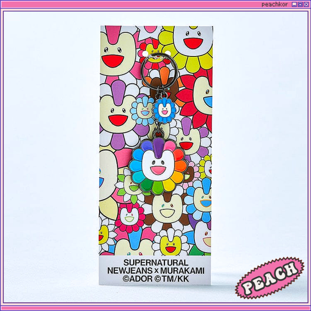 NewJeans x Chaveiro Metálico MURAKAMI/MD Oficial De Calças De