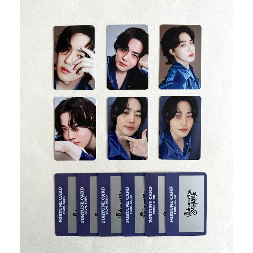 X1 ソウルショーコン トレカset Concerto EXO SUHO Bem-Vindo Ao SU:HOME Cartão Oficial MD Trading