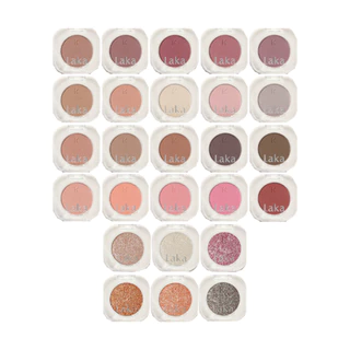 Laka Mono Eyeshadow Matte 1.8g 20colors, Glitter 1.6g 6colors em Oferta na Shopee