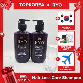 ★ RYO Novo/3 Tipos/Shampoo Para Cuidados Com Queda De Cabelo 400ml/Oleoso/Seco/Sensível/[Envio Da Coreia]/TOPKOREA /