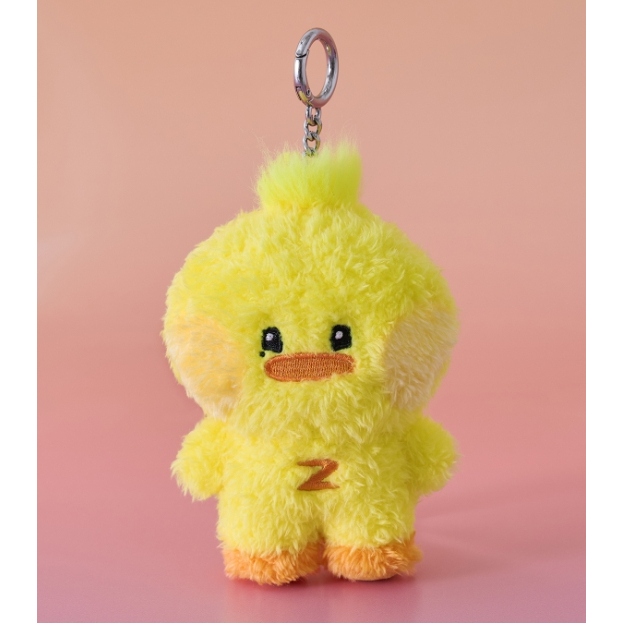 ZEROBASEONE ZB1 LINE FRIENDS ZERONI PLUSH KEYRING, FLUFFY FACE