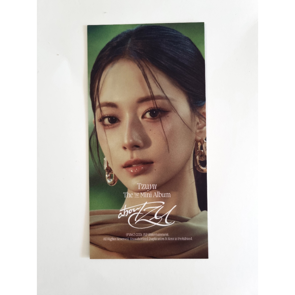 Duas Vezes Tzuyu 1o Mini Álbum abouTZU Música Coreia POB Photobook