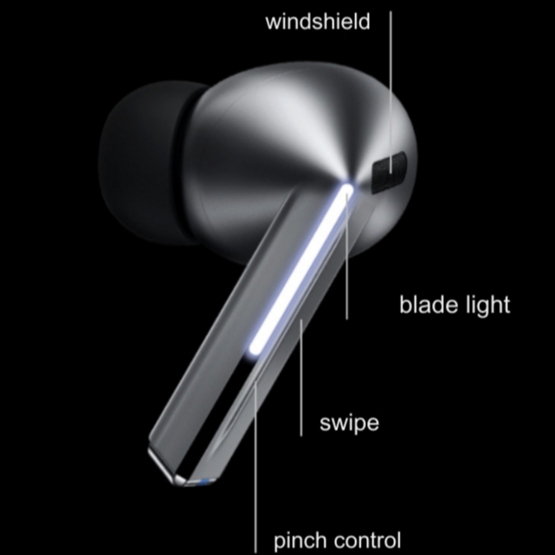 Fone de Ouvido Samsung Galaxy Buds3 Pro Cinza - SM-R630