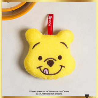 DAISO Korea x Disney Winnie the Pooh-themed Esponja Para Lavar Louça