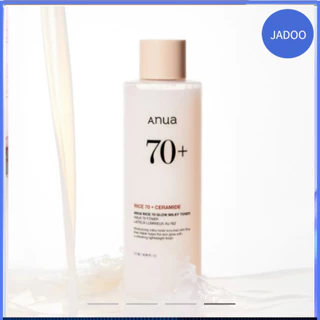 Anua Rice 70 Glow Milky Toner , Para Pele De Vidro E Brilho , Água De Arroz , Niacinamida , Ceramidas , Pantenol , Sem F
