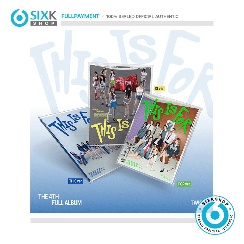 TWICE 4th Full Album THIS IS FOR | Shopee Brasil
