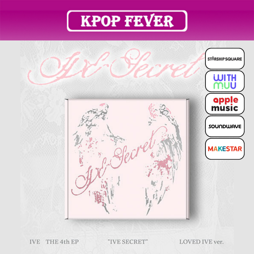 IVE [IVE SECRET] LOVED IVE Ver / 4th EP Album | Shopee Brasil