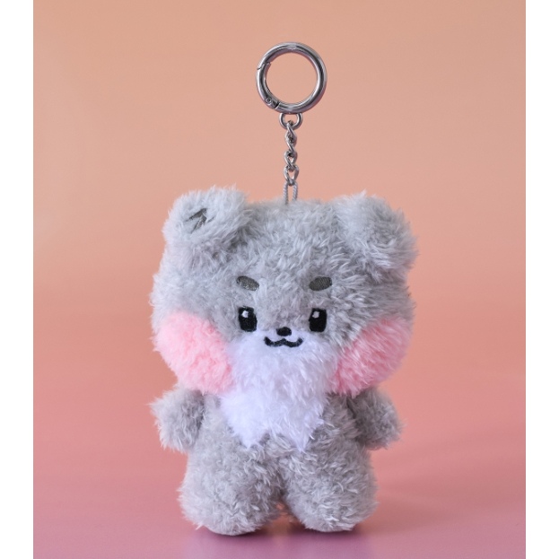 ZEROBASEONE ZB1 LINE FRIENDS ZERONI PLUSH KEYRING, FLUFFY FACE