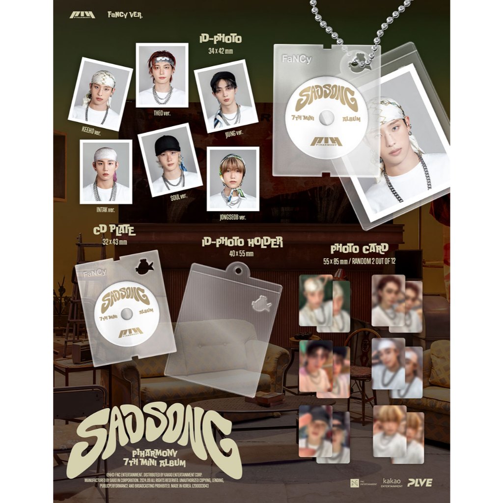 P1Harmony 7th Mini Album (PLVE Ver) - SAD SONG | Shopee Brasil