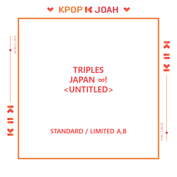 (STANDARD / LIMITED A,B) tripleS <Untitled> JAPAN ∞! (29th Nov.2024)