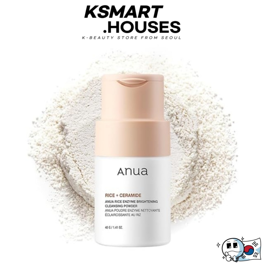 [ANUA] Pó De Limpeza De Enzimas De Arroz Brilhante , Máscara , Ceramida , G , 40g US Produto De Importação Direta