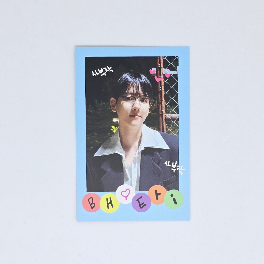 BAEKHYUN LUCKYDRAW EVERLINE HELLO,WORLD PHOTOCARD | Shopee Brasil