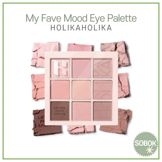 [HOLIKAHOLIKA] My Fave Mood Eye Palette 8 colors HOLIKA HOLIKA like shell Eyesahdow Paleta De Olhos