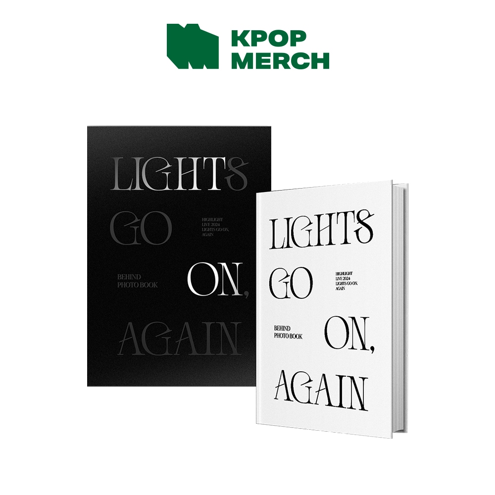 HIGHLIGHT - Live 2024 [ Lights Go On, Again ] Behind Photo Book | Shopee  Brasil