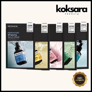 Mediheal Wrapping Serum Mask 5types(Madecassoside,Collagen,Vitamin C,Hyaluronic Acid,Tea tree) em Oferta na Shopee