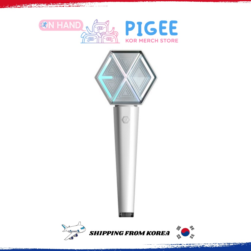 EXO - [ OFFICIAL LIGHT STICK ] FANLIGHT | Shopee Brasil