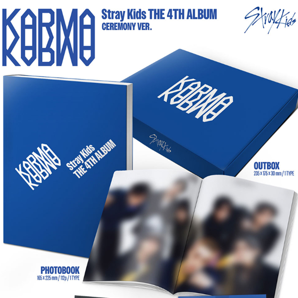 POB] (CEREMONY / HOORAY ver.) Stray Kids [KARMA] 4th FULL ALBUM