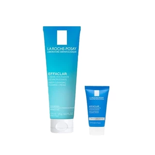 La Roche Posay Effaclar Deep Cleansing Foaming Cream 125ml + 15ml em Oferta na Shopee