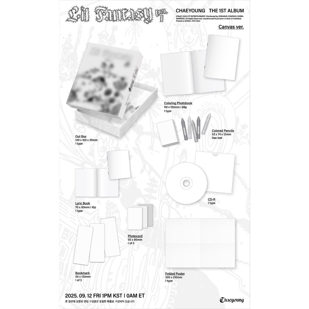 Canvas ver.) (TWICE) CHAEYOUNG - LIL FANTASY vol.1 | Shopee Brasil