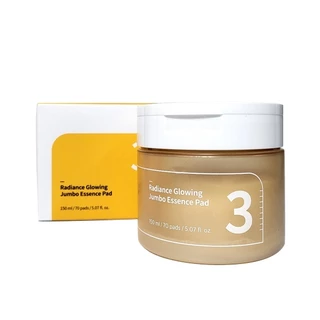numbuzin no.3 radiance glowing jumbo essence pad 150ml em Oferta na Shopee