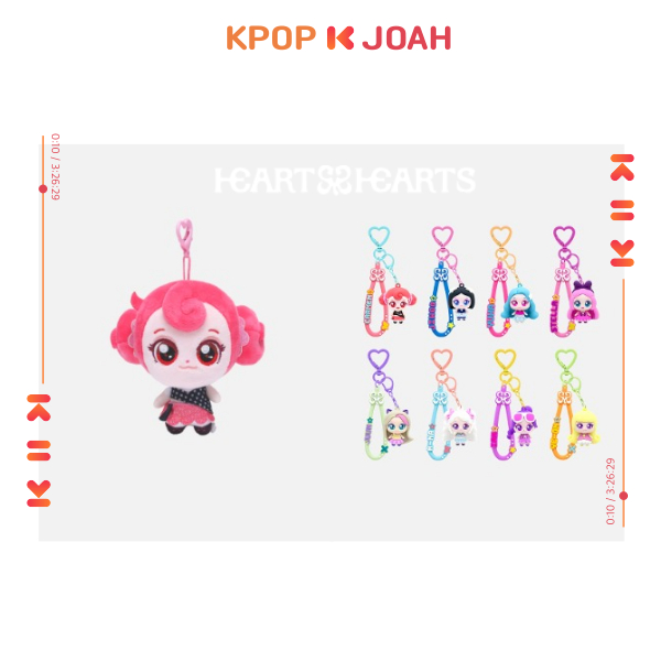 10cm DOLL / FIGURE KEY RING) Teenieping X Hearts2Hearts