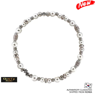 SCUDO Pulseira Pérolas De Gelo Brancas De Neve