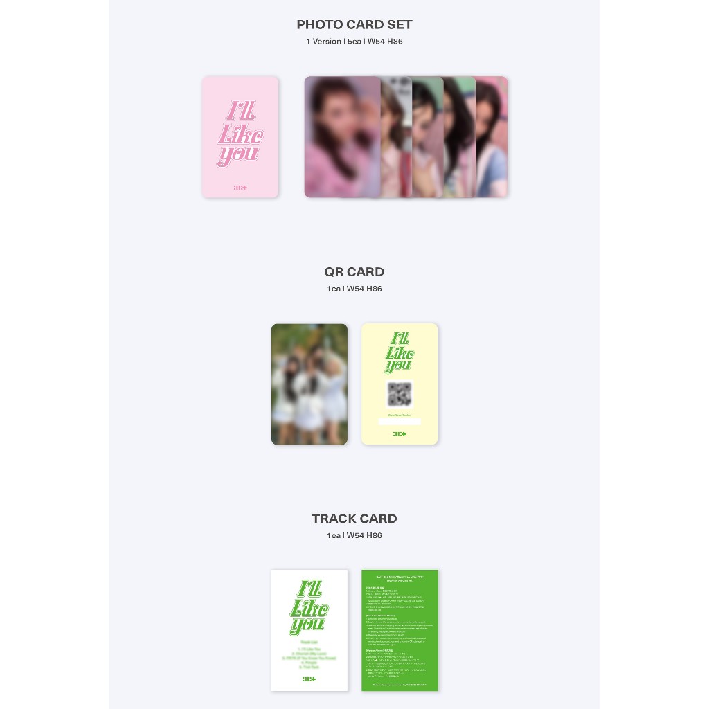 illit トレカ weverse MD i'll like you 全員ver ILLIT - I'LL LIKE YOU (WEVERSE ALBUM): K-Pop com fretes e taxas inclus