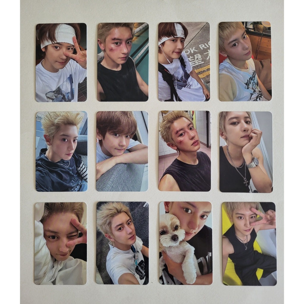 CHANYEOL EXO 1o Mini Álbum Black Out Cartão Fotográfico Oficial