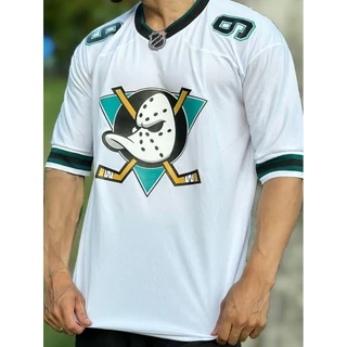 Camisa Hóquei Ducks Super Patos Oversized Unissex branca