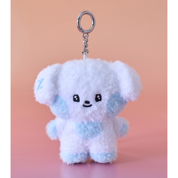 ZEROBASEONE ZB1 LINE FRIENDS ZERONI PLUSH KEYRING, FLUFFY FACE