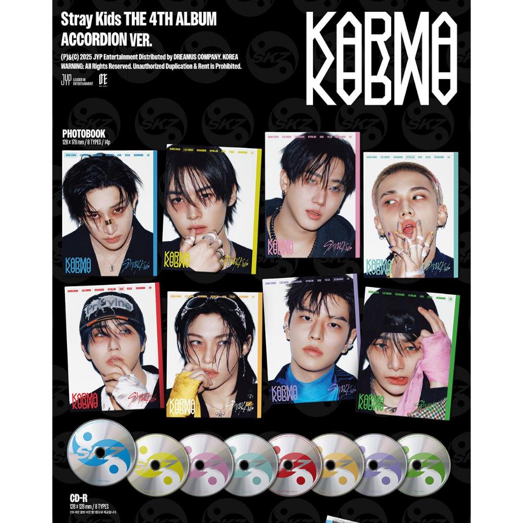 ACCORDION VER.) Stray Kids - 4th Full Album [KARMA] | Shopee Brasil