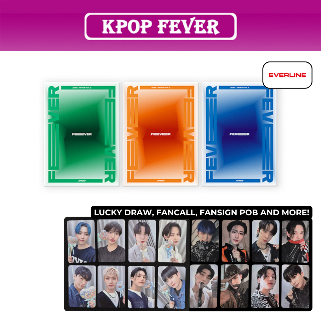 ATEEZ [ZERO : FEVER PART. 3] 7th Mini Album (Random ver) + POB