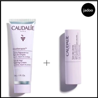 Conjunto De Creme Para As Mãos E Condicionador Labial Caudalie